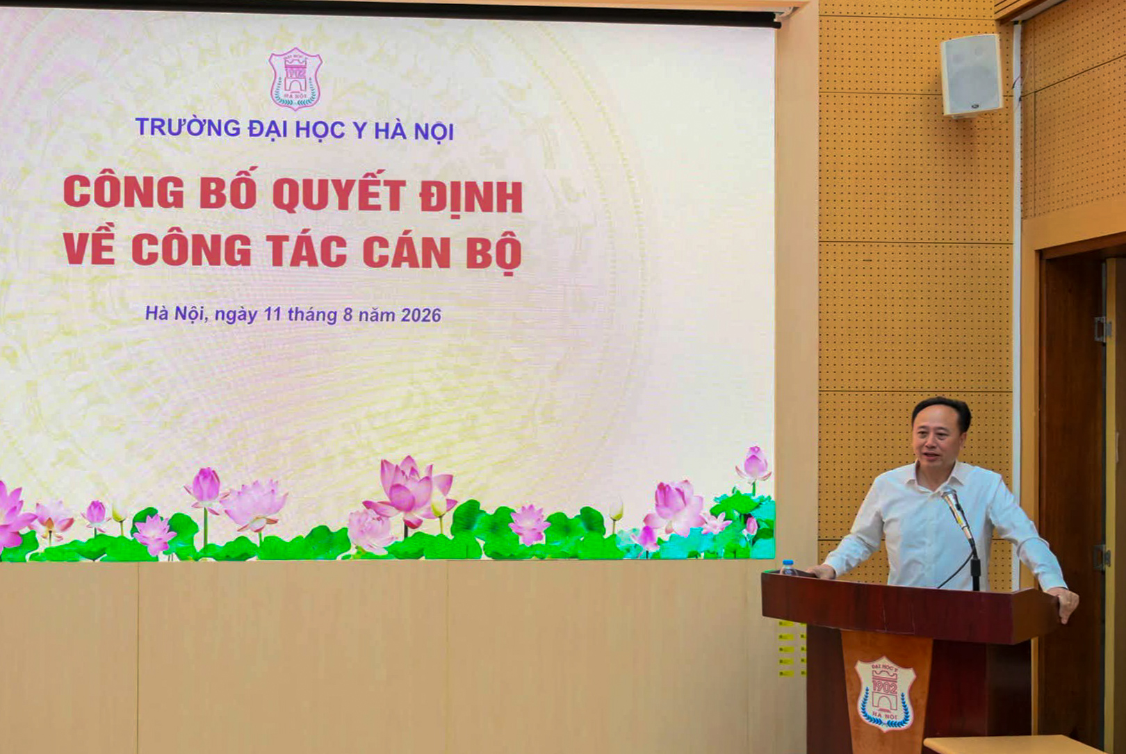 PGS.TS. Trần Cao Bính, Phó Viện trưởng Viện Đào tạo Răng Hàm Mặt phát biểu